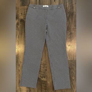 EUC Women's Jones Studio Black White Dress Pants, Size: 10